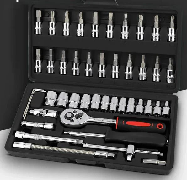 Juego de Llaves 46 Piezas PowerTool Max 46™:!Lo escencial en un kit!