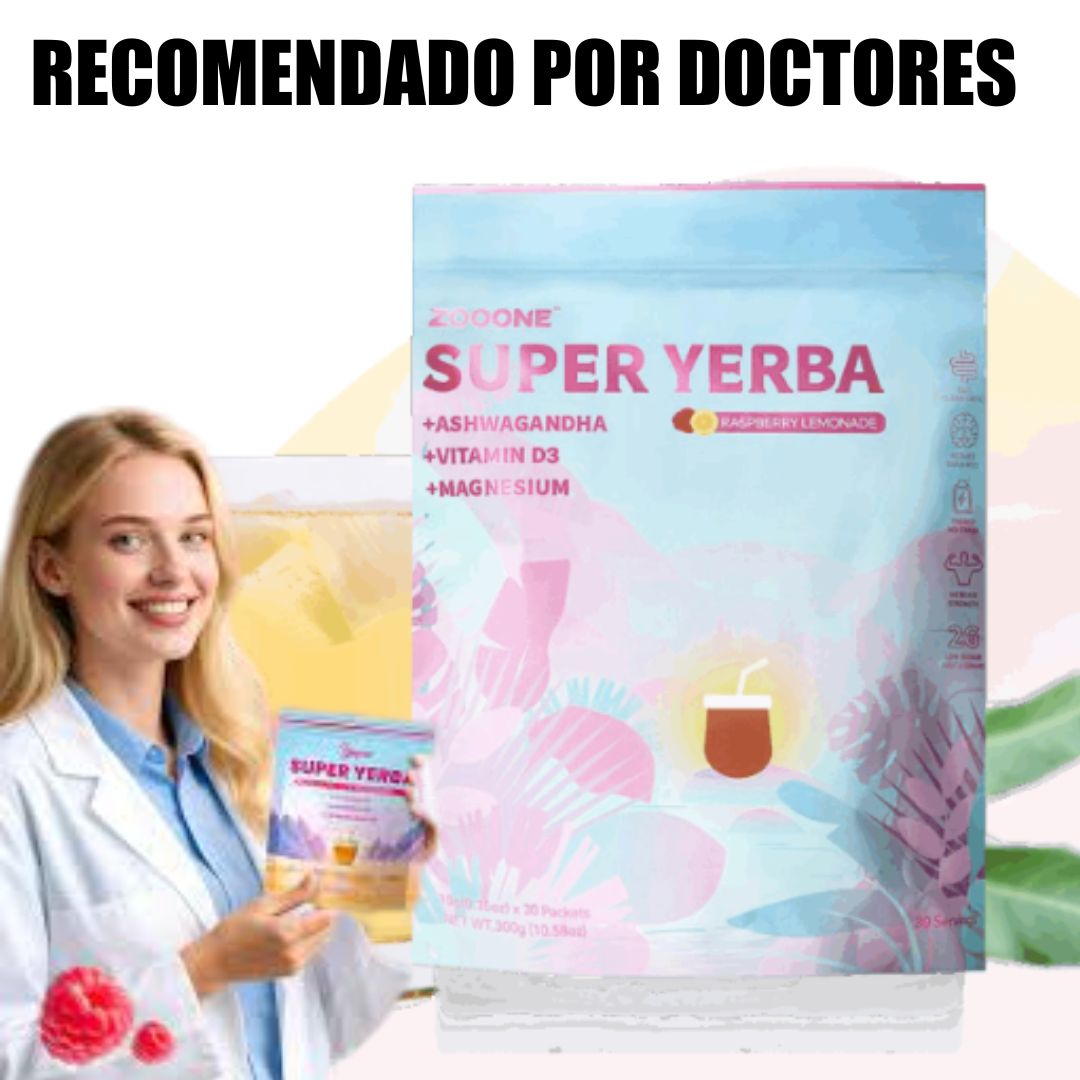 Super Yerba ZOOONE® Yerba Mate Té Instantáneo En Polvo Con 🔥60% Descuento🔥