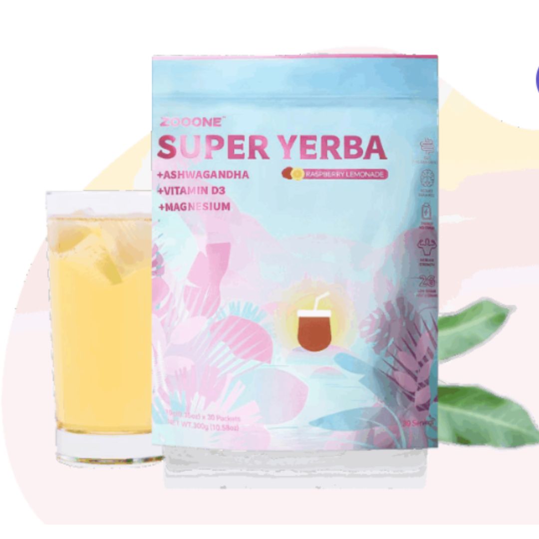 Super Yerba ZOOONE® Yerba Mate Té Instantáneo En Polvo Con 🔥60% Descuento🔥