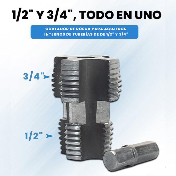 Herramienta de corte de roscas de tubos RoscaMax® 🔥Oferta 2x1 + Anti óxido de Regalo🎁