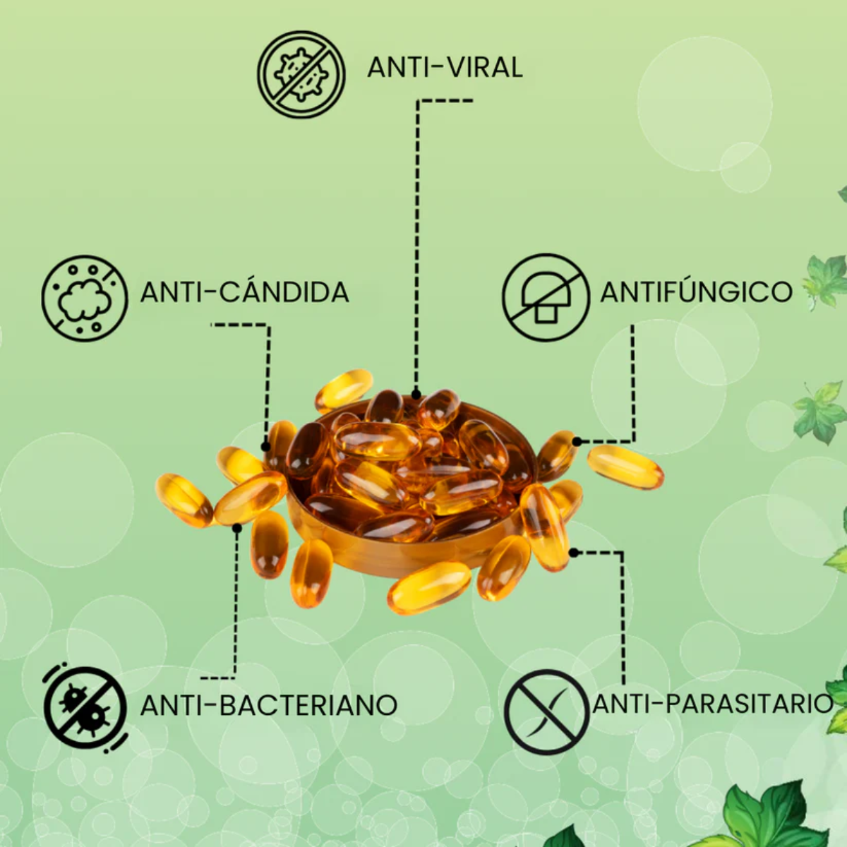 VitalOil™ - Elimina la cándida y parásitos de tu cuerpo Con 60% Descuento🔥