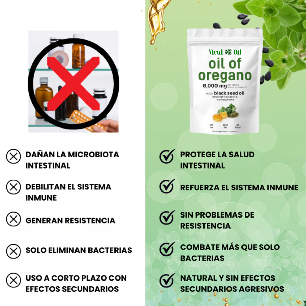 VitalOil™ - Elimina la cándida y parásitos de tu cuerpo Con 60% Descuento🔥