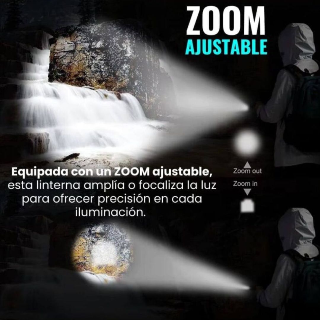 🔦LINTERNA TÁCTICA MILITAR  + ESTUCHE DE REGALO🎁