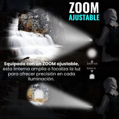 🔦LINTERNA TÁCTICA MILITAR  + ESTUCHE DE REGALO🎁