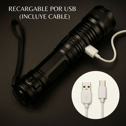 🔦LINTERNA TÁCTICA MILITAR  + ESTUCHE DE REGALO🎁