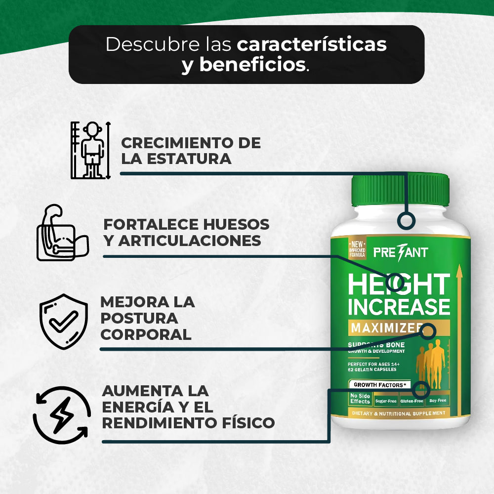 Suplemento De Crecimiento - Pretant™ PREMIUM