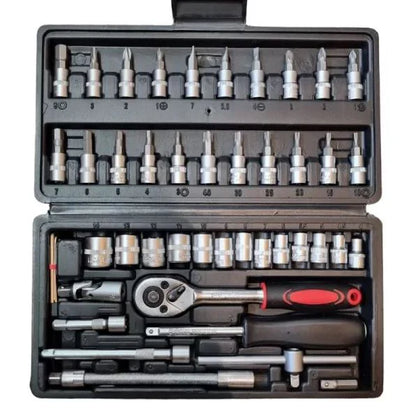 Juego de Llaves 46 Piezas PowerTool Max 46™:!Lo escencial en un kit!