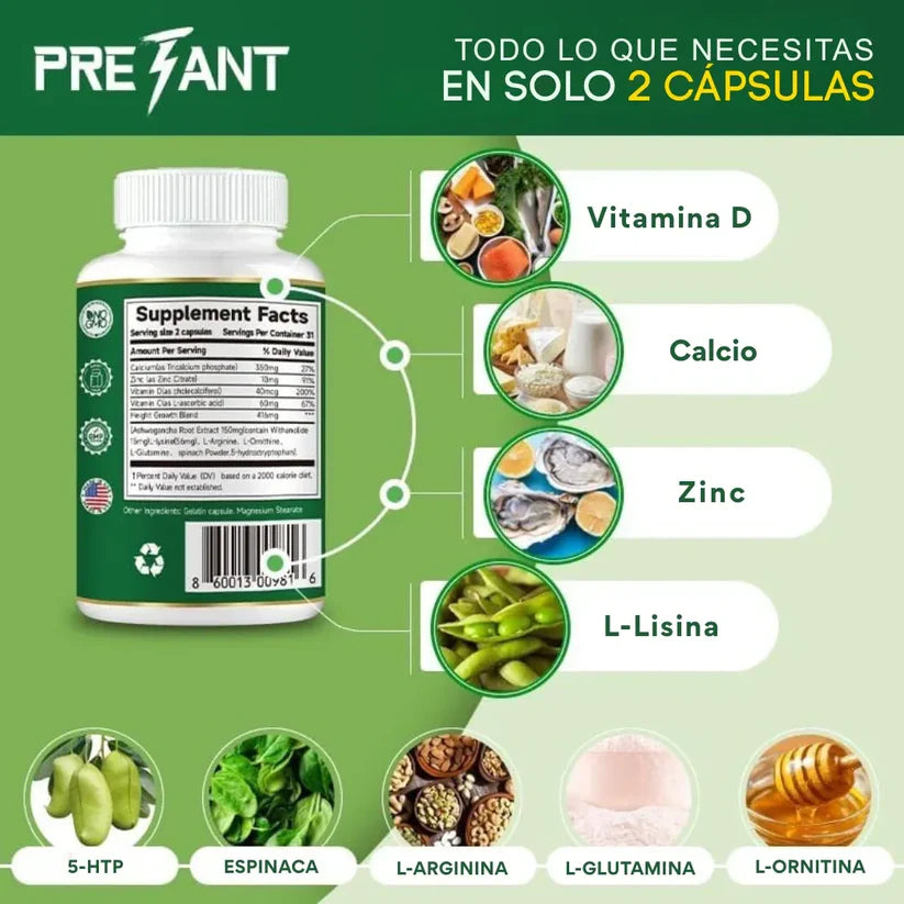 Suplemento De Crecimiento - Pretant™ PREMIUM