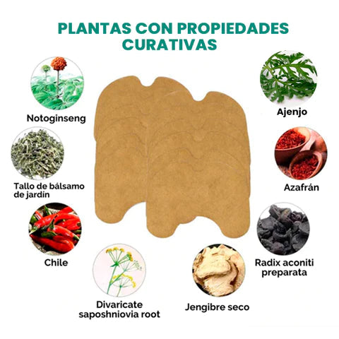PARCHES PARA EL DOLOR DE ARTICULACIONES, LUMBAR, CIÁTICA Y ESPALDA - SALUVERA® 2x1