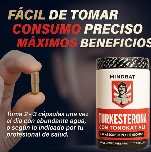TURKESTERONE - Anabólico Natural S3X + E-book de regalo 🎁