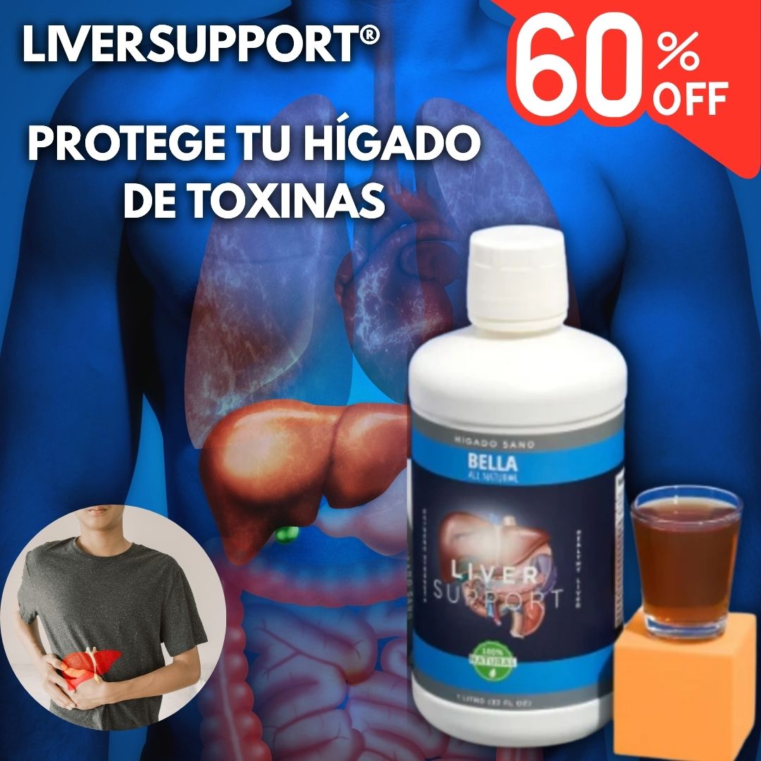 Bella Natural Jarabe de Apoyo Para Higado Graso y Mal Aliento 🔥Con 60% Descuento🔥