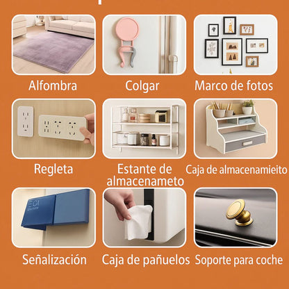 PEGAMAX™  Cinta Adhesiva Doble Cara Reutilizable –  OFERTA 3x1 🤩