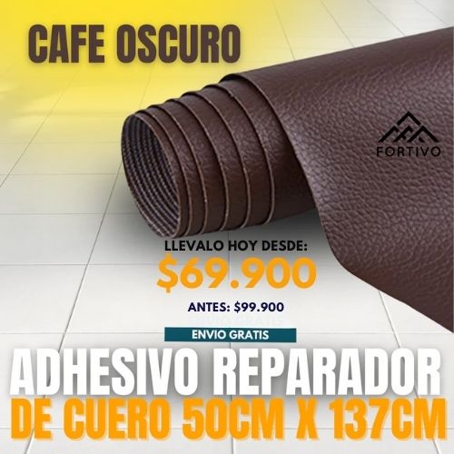 ADHESIVO REPARADOR DE CUERO | 50CM X 137CM | FORTIVO®