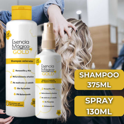 KIT ESENCIA MAGICA GOLD® ACLARANTE NATURAL PARA CABELLO 😍OFERTA 60% DESCUENTO😍