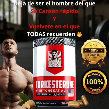 TURKESTERONE - Anabólico Natural S3X + E-book de regalo 🎁
