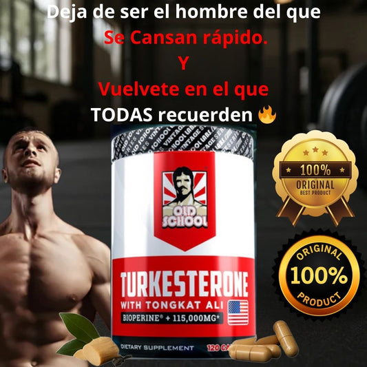 TURKESTERONE - Anabólico Natural S3X + E-book de regalo 🎁
