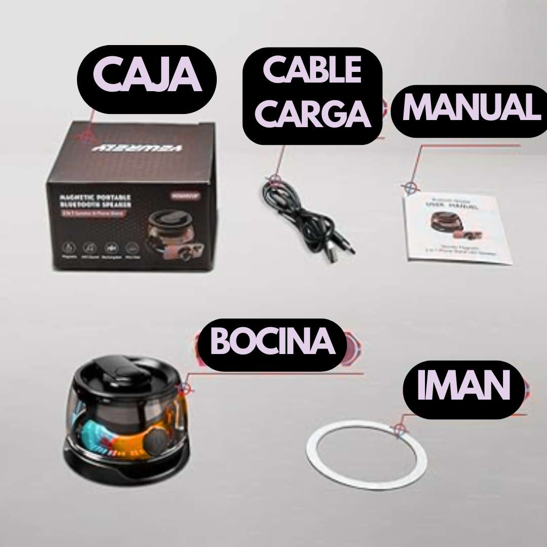 Altavoz Multifuncional Magnético DY100® CON 60% DE DESCUENTO🔥😎