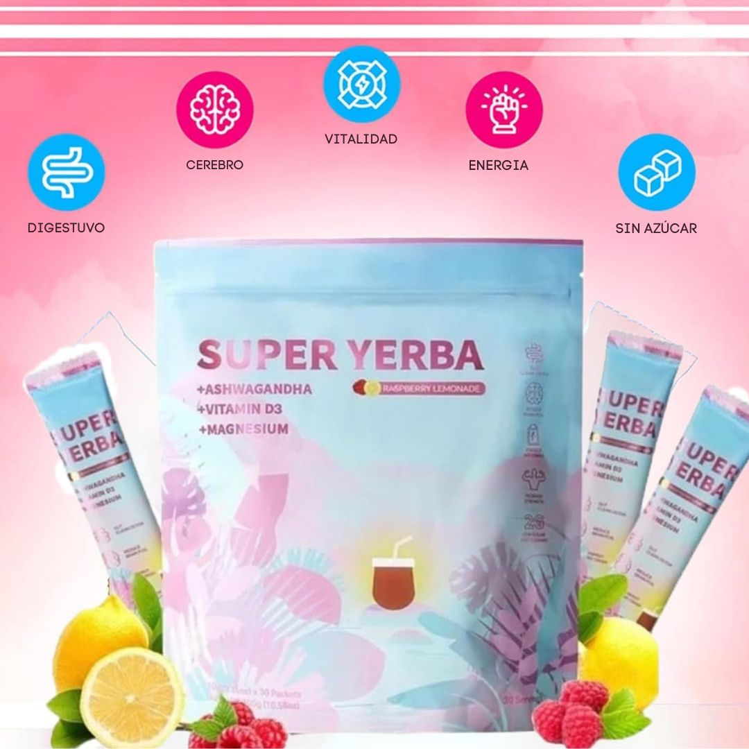 Super Yerba ZOOONE® Yerba Mate Té Instantáneo En Polvo Con 🔥60% Descuento🔥