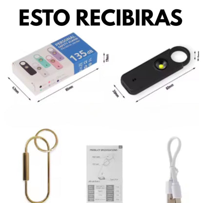 Birdie® Alarma de seguridad personal original para mujer, niños y ancianos Súper Oferta 2x1🔥