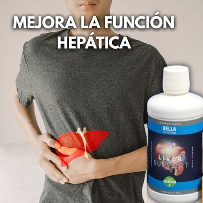 Bella Natural Jarabe de Apoyo Para Higado Graso y Mal Aliento 🔥Con 60% Descuento🔥