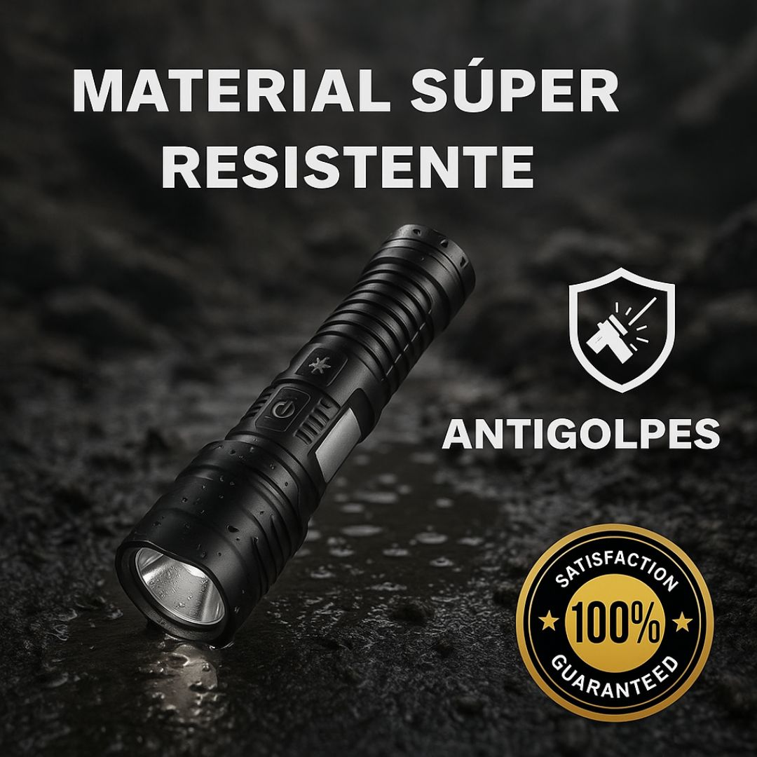 🔦LINTERNA TÁCTICA MILITAR  + ESTUCHE DE REGALO🎁
