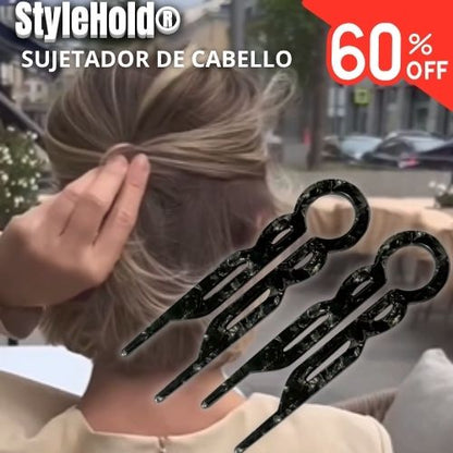 Pack de 2 Sujetadores para Cabello StyleHold® Mantén Tu Peinado Perfecto Todo el Día Con 60% Descuento🔥
