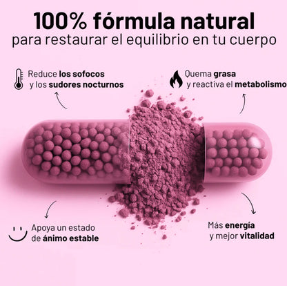 MENO® Cápsulas Adelgazantes y reguladores de la Menopausia l Bienestar natural para cada etapa de la menopausial