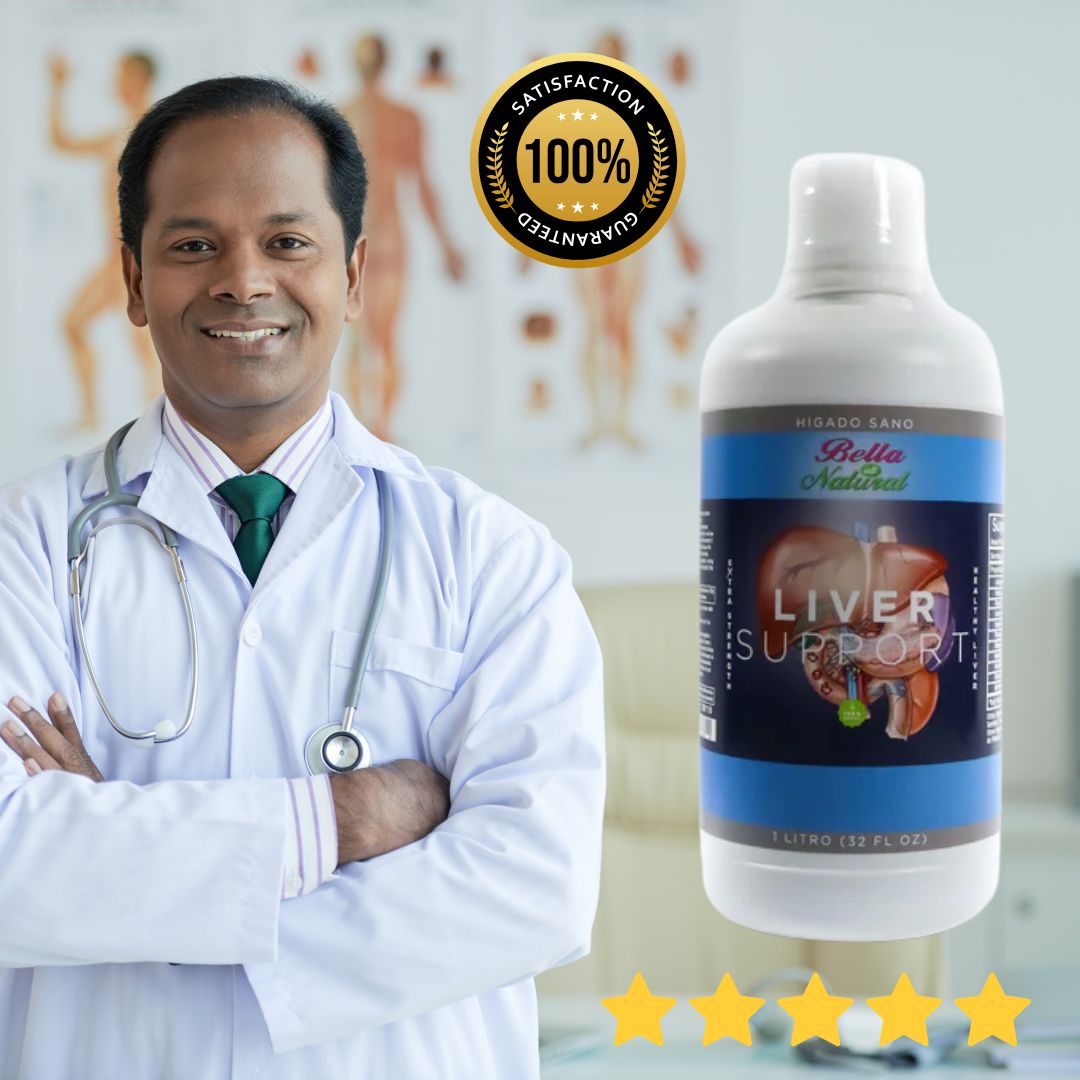 Bella Natural Jarabe de Apoyo Para Higado Graso y Mal Aliento 🔥Con 60% Descuento🔥
