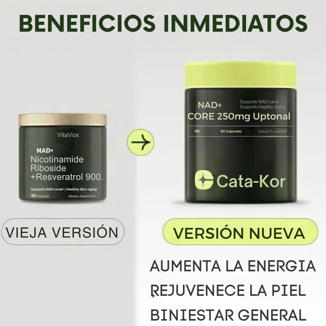 Suplemento en Polvo para Antienvejecimiento y Energía NAD® Con 60% Descuento🔥