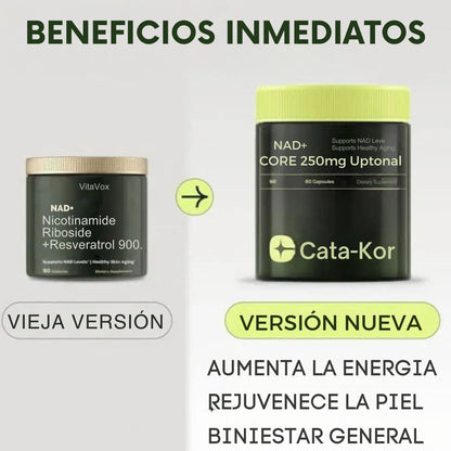 Suplemento en Polvo para Antienvejecimiento y Energía NAD® Con 60% Descuento🔥