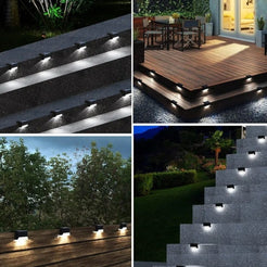 Kit X4 Luces Led Automáticas Solares 🌟 Ilumina tu Hogar – Sin Cables, Sin Gastar Luz! Con 60% Descuento🔥