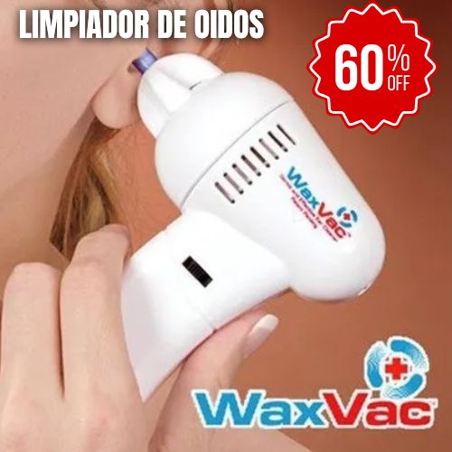 Limpiador Eléctrico de Cera para Oidos - WaxVac™ Con 60% Descuento😮