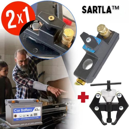 Interruptor inteligente de desconexión de batería de automóvil SARTLA™ Oferta 2x1🔥+ Extractor de Bateria De Regalo🎁