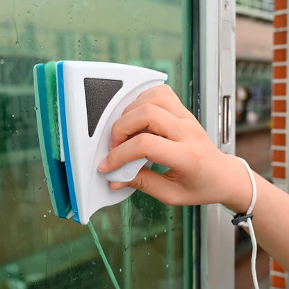 Limpiador Magnetico De Vidrios Y Ventanas Con 50% Descuento🔥