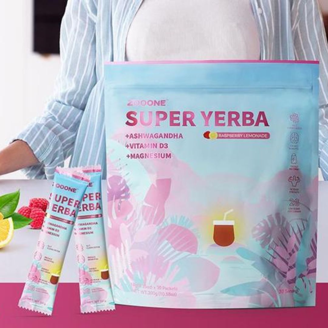 Super Yerba ZOOONE® Yerba Mate Té Instantáneo En Polvo Con 🔥60% Descuento🔥