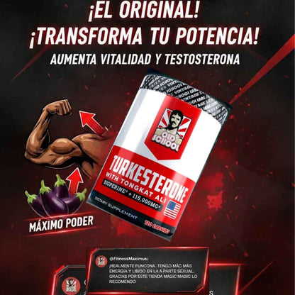 TURKESTERONE - Anabólico Natural S3X + E-book de regalo 🎁
