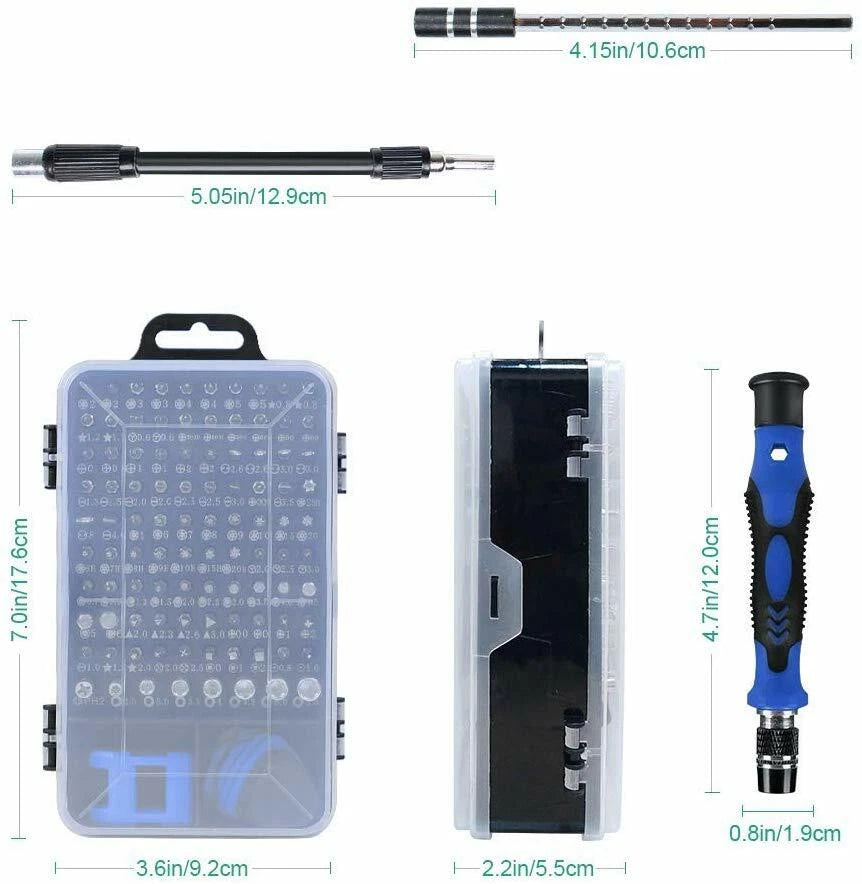 Kit 115 en 1 destornilladores HERRAMPRO®