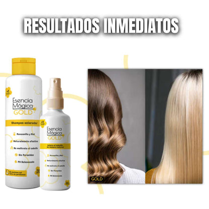 KIT ESENCIA MAGICA GOLD® ACLARANTE NATURAL PARA CABELLO 😍OFERTA 60% DESCUENTO😍