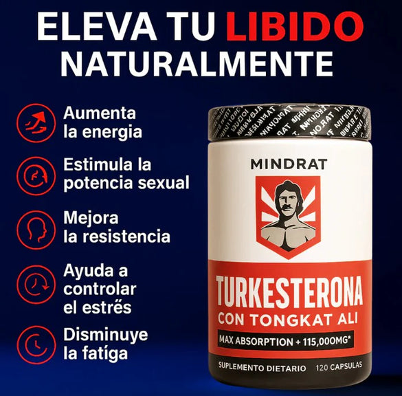 TURKESTERONE - Anabólico Natural S3X + E-book de regalo 🎁